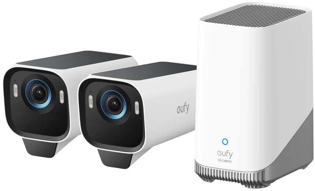 Комплект камер IP EUFY S3 Pro - 2-Cam Kit + HomeBase 3 (Чорний + Білий)