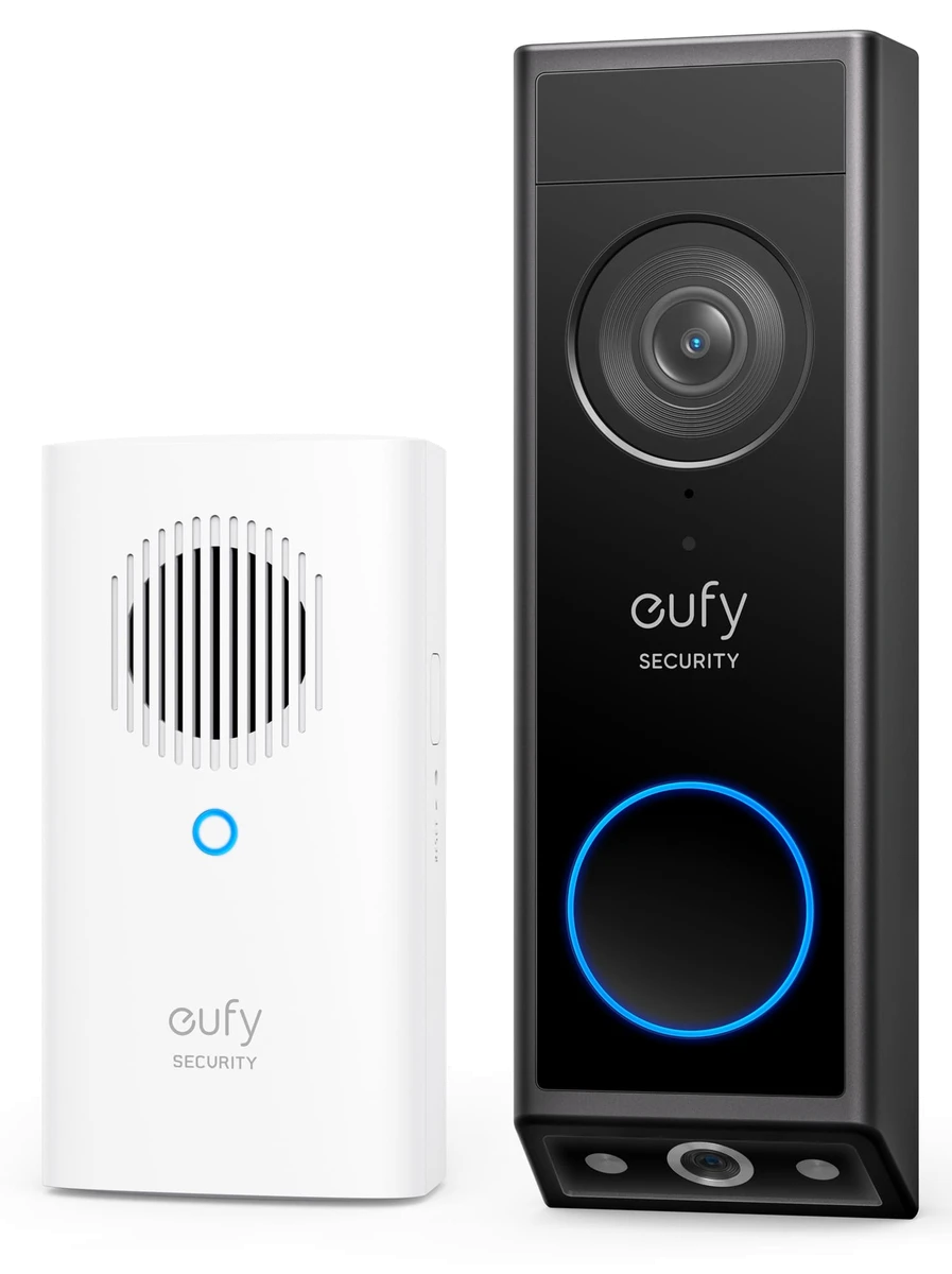 Відеодзвінок IP EUFY E340 з додатковим дзвінком Chime (Чорний)