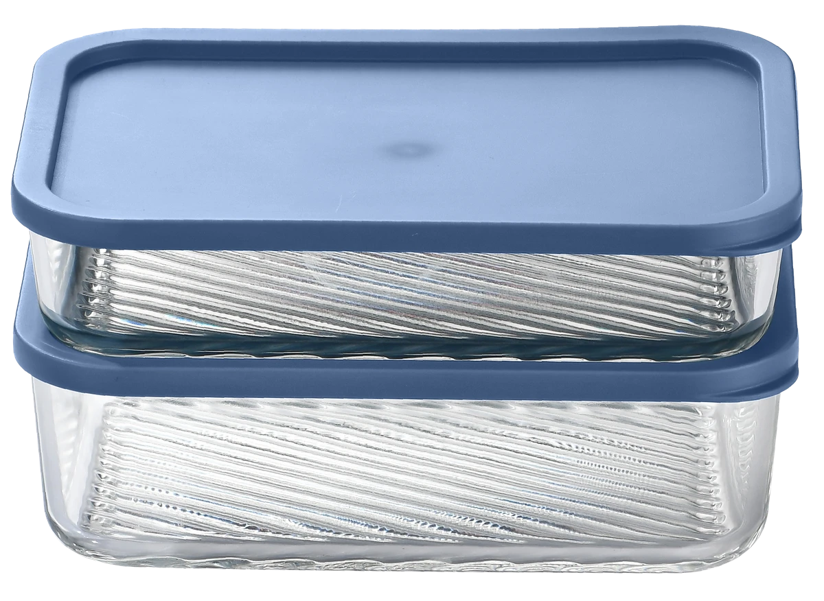 контейнер ECOMO DAILY BOX /НАБІР/прямокут.1200мл +1700мл (8011)