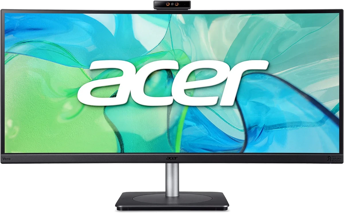 Монiтор TFT ACER 34" CB343CURDbemiiphcuzx (UM.CB3EE.D07) 21:9 IPS Curved WQHD USB-C WebCam HAS USB