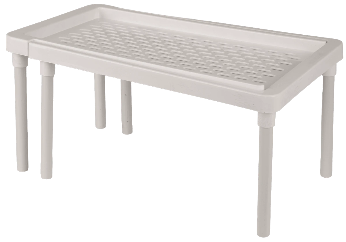 Етажерка VIOLET HOUSE 6036 Поличка розсувна WHITE 18*35/62*18 см (6036 WHITE 18*35/62*18 см)
