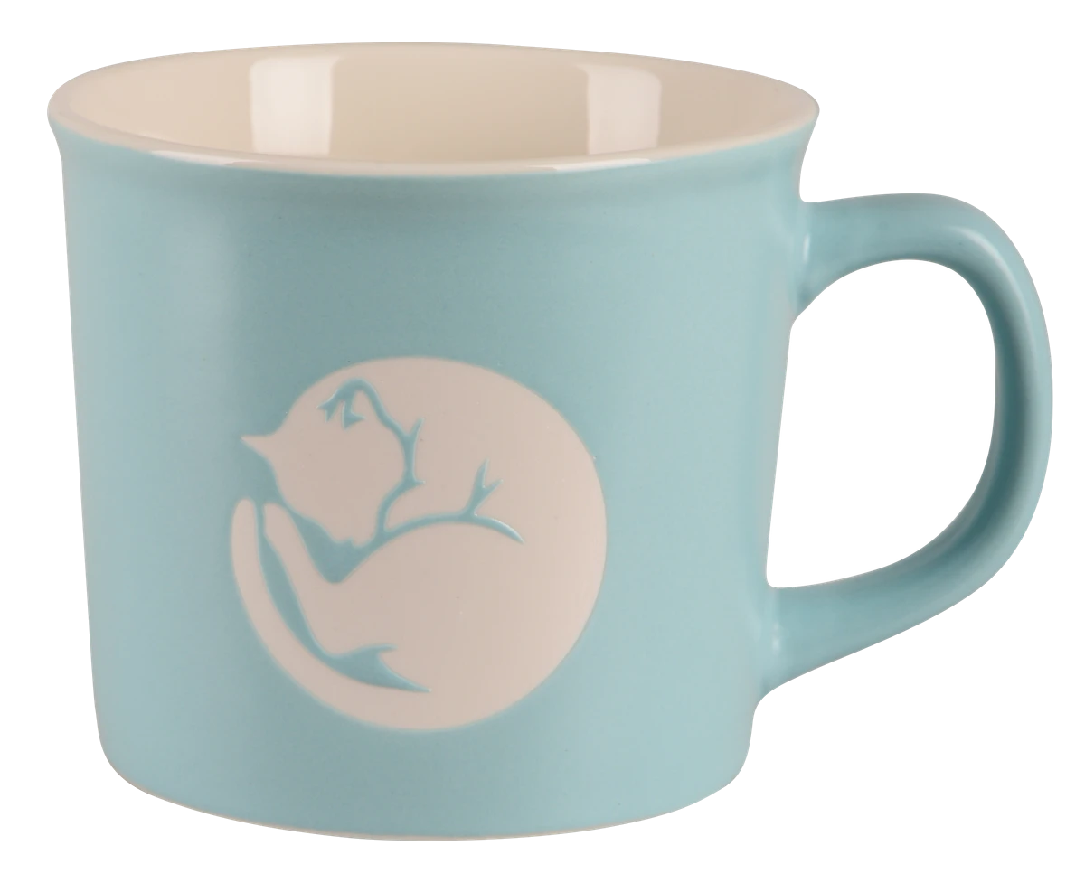 Чашка Limited Edition COZY CAT 370 мл / блакитна (JSD19-1)