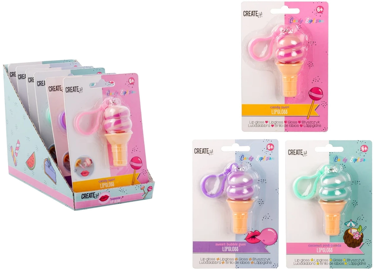 Блиск для губ CREATE IT! CANDY Морозиво-ріжок в асортименті
