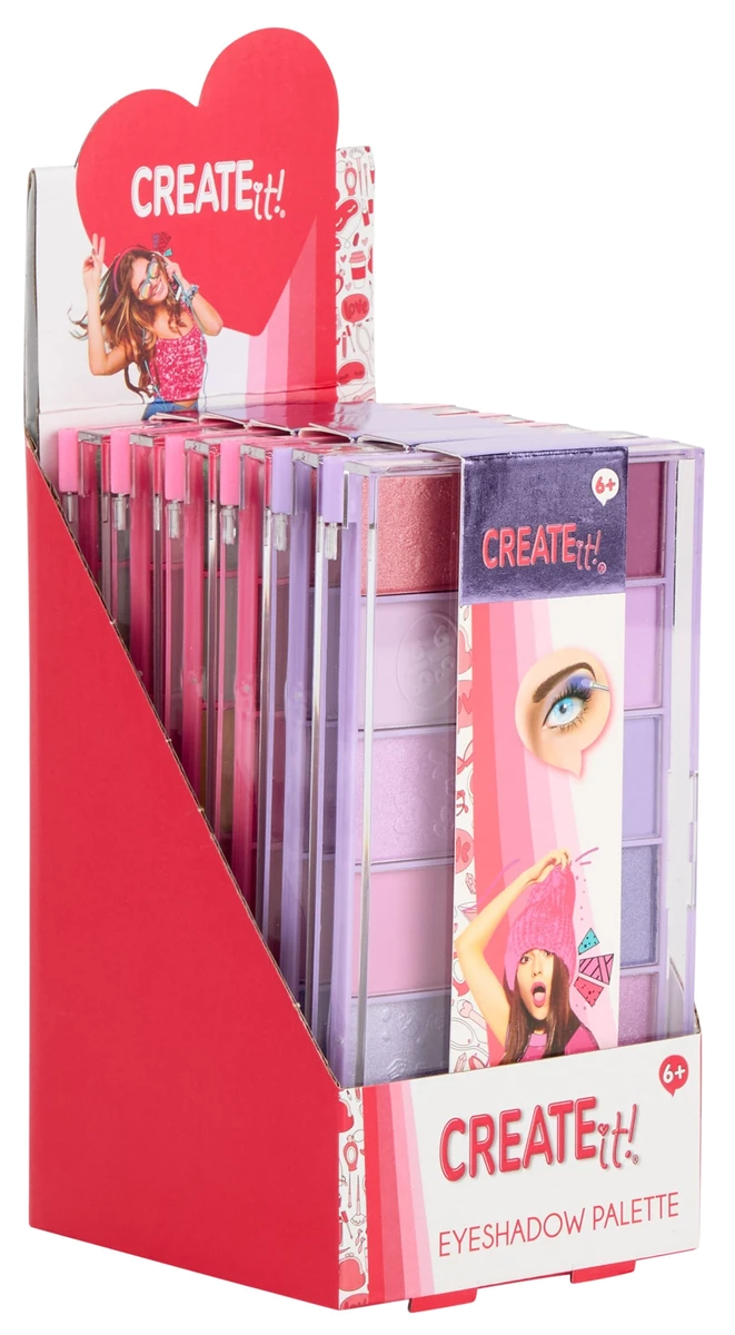 Палетка із 12 тіней для повік CREATE IT! В асортименті