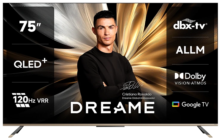 Телевізор DREAME Vivid QLED 4K TV 75Q100