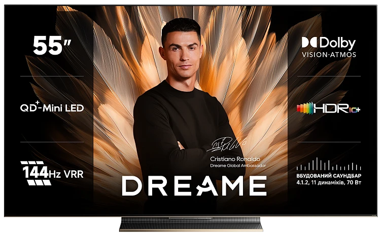 Телевізор DREAME Aura Mini LED 4K TV 55S100