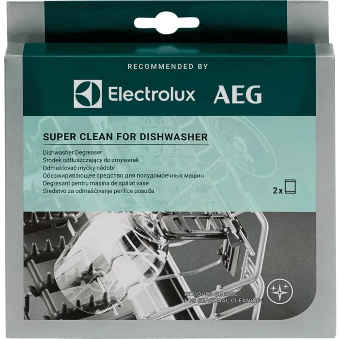 Аксесуар для пральноi машини ELECTROLUX M2DCP051 Засіб для глибокого очищення посудомийних машин від жиру Super Clean
