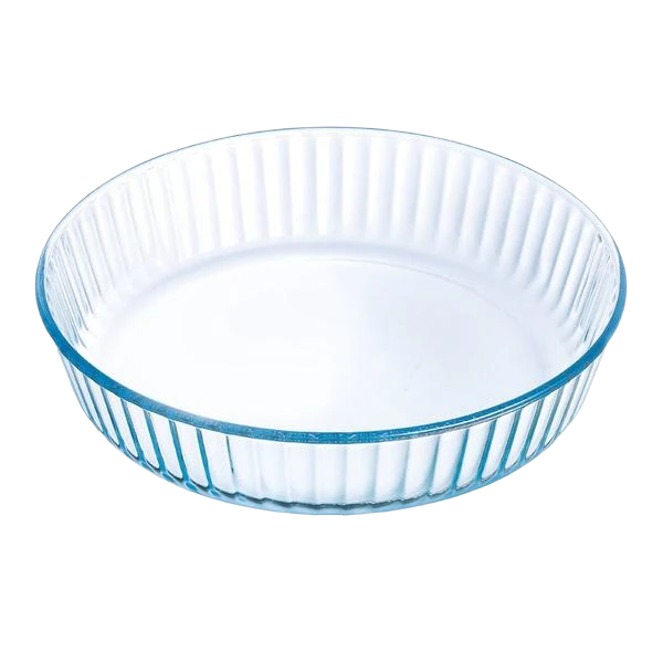 Форма с/к PYREX форма стекл.кругл. 26см (2,1л) рифл выс борт. вклад (818BN00/B046)
