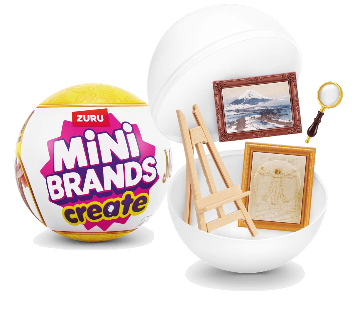 Ігровий набір ZURU MINI BRANDS Create Шедеври живорису та скульптури