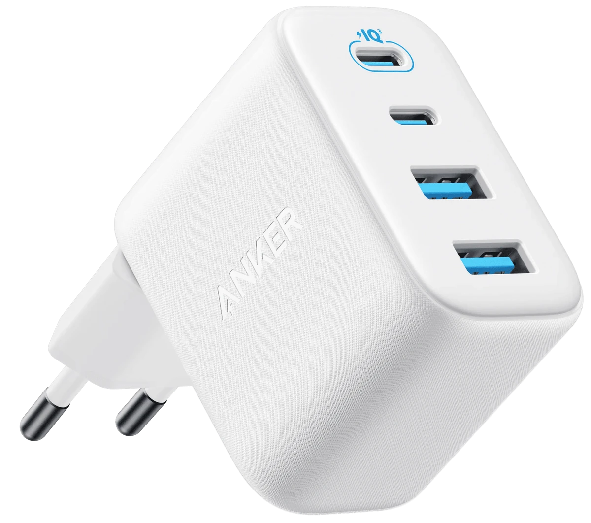 мережева зарядка ANKER Zolo Charger - 50W, 2xUSB-C & 2xUSB-A (Біла)