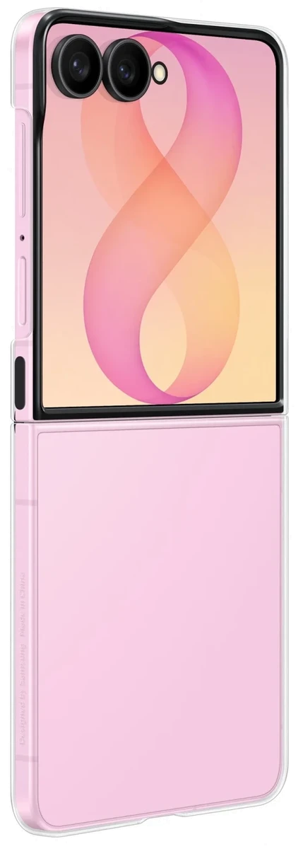 Чохол для смартф. SAMSUNG для Flip 8 Clear Case EF-QF776CTEGUA / Прозорий