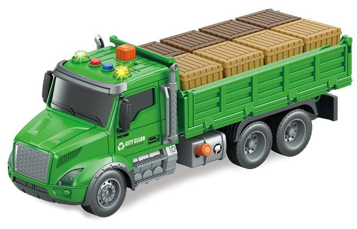 Іграшка CARS S Самоскид 1:14 (рухомі частини, інерція, звук, світло, вихлоп)