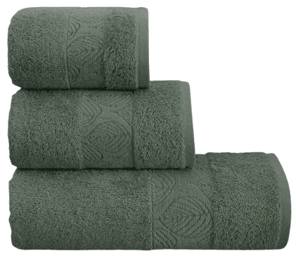 Текстиль банний SOHO Рушник 70*140 бавовна 100% Elbe Dark Olive