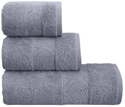 Текстиль банний SOHO Рушник 50*90 бавовна 100% Elbe Gray