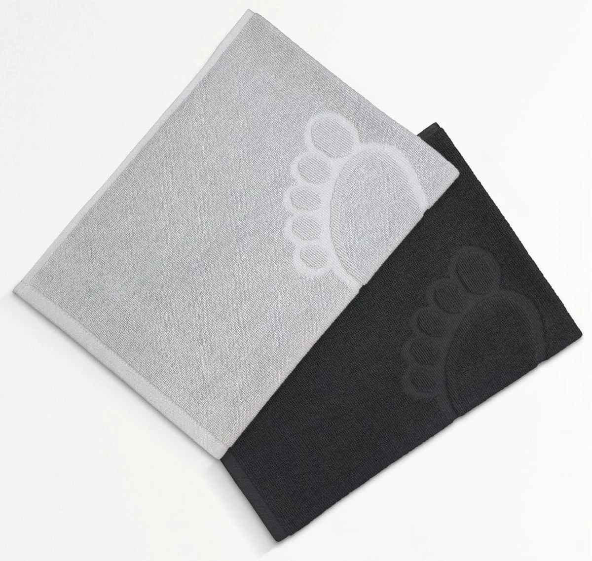 Текстиль банний SOHO Наб. руш. для Ніг 50*70 2 шт. бавовна 100% Gray/Graphite