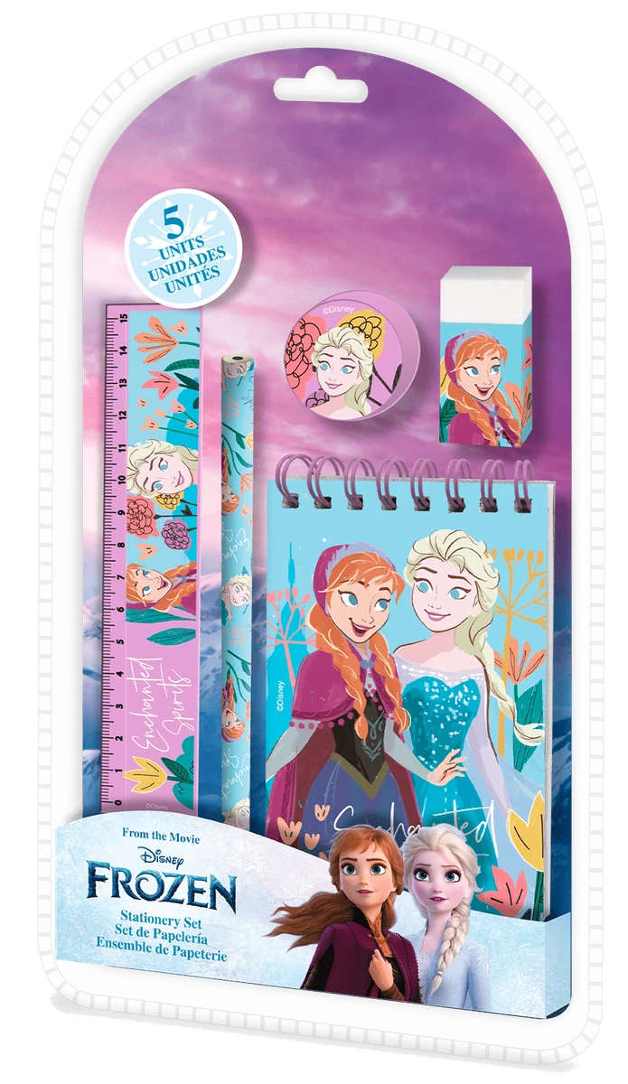Набір канцтоварів 5шт FROZEN