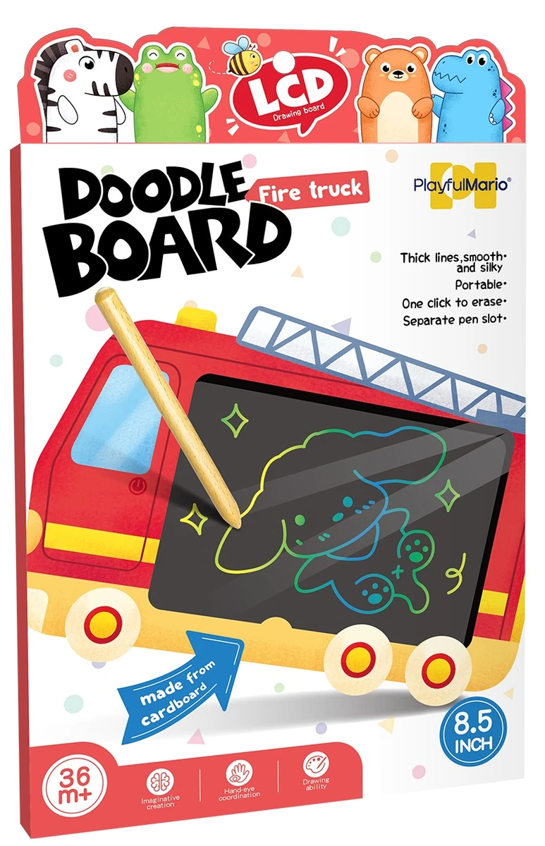 Планшет для малювання Пожежна машина LCD 8,5' Doodle boards
