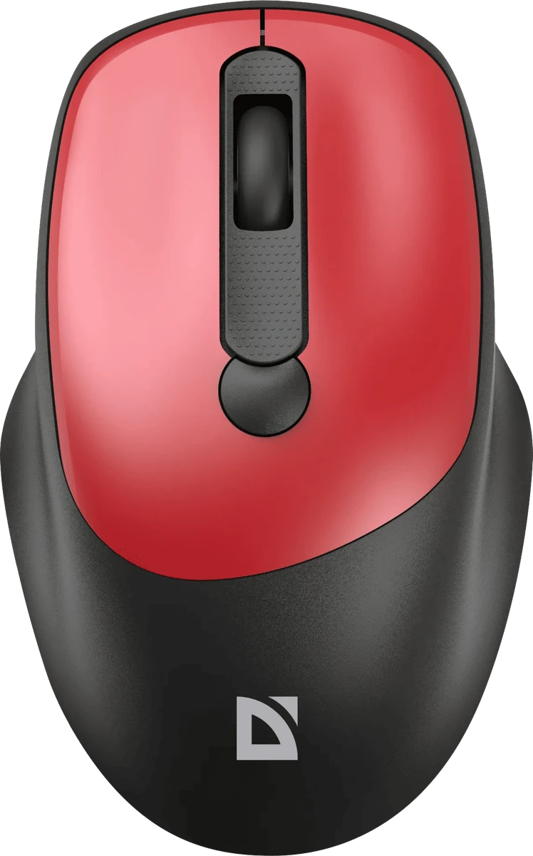 Миша DEFENDER (52299) Feam MM-296 Silent, 800-1600dpi, червоний