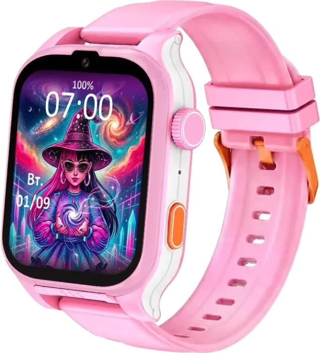 Смарт-годинник для дітей AmiGo GO810 ULTRA 4G GPS Pink
