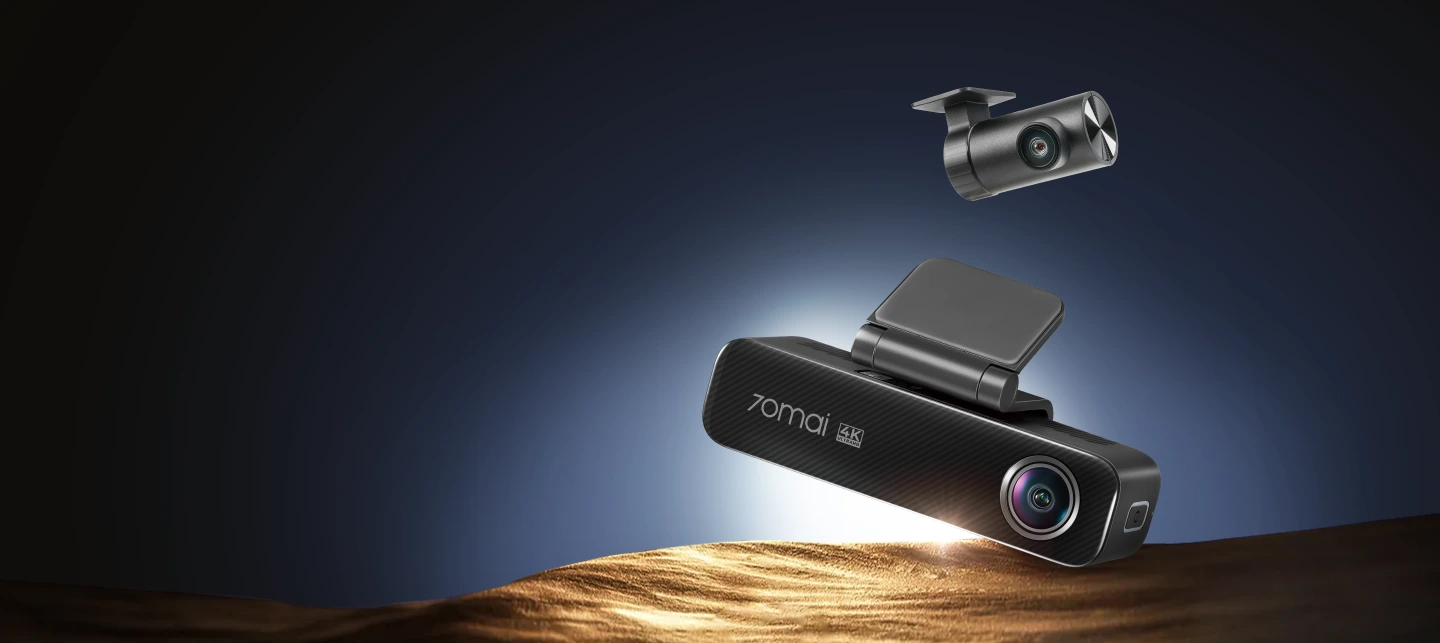 Відеореєстратор 70mai Dash Cam 4K M800-2 HDR Set