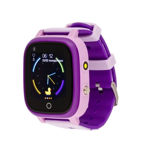 Дитячий смарт-годинник AmiGo GO005 4G WIFI ThermometerPurple