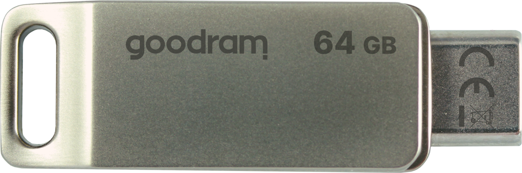 флеш-драйв GOODRAM 64GB USB 3.2 ODA3 Metal, Retail (ODA3-0640S0R11)