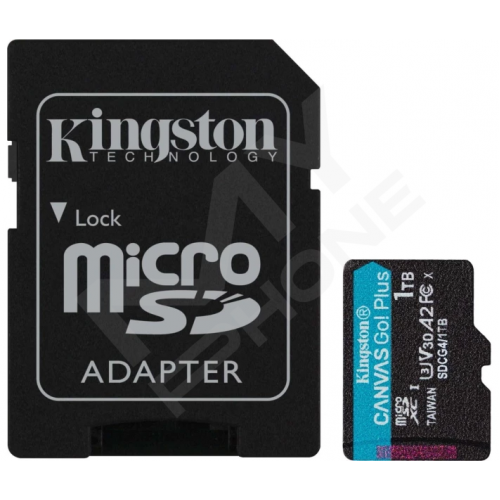 Карт. пам. Kingston microSDXC 1TB Canvas Go Plus Gen4 +ADP