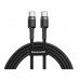 Кабель Baseus Type-C PD2.0 60W(20V 3A)2m(CATKLF-HG1)сіро-чор