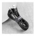 Кабель Baseus Cafule USB Type-C 1м чорно-сірий
