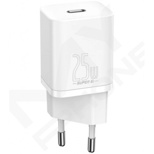 Зарядний пристрій Baseus Super Si 1C 25W (CCSP020102)білий