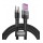 Кабель Baseus USB to Type-C 40W 1m (CATKLF-PG1) сіро/чорн