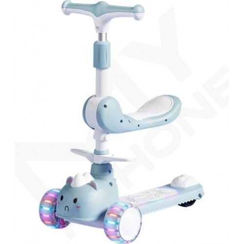 Дитячий самокат-беговел WEIINAI K15 Blue (6948679457487)