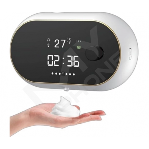 Автоматичний настінний диспенсер з годинником NNMYX-W2 Білий