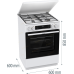 Комбінована плита Electrolux GK6C5WF (7076255)