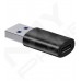 Адаптер Baseus Mini OTG USB 3.1 /Type-C(ZJJQ000101)чорн.