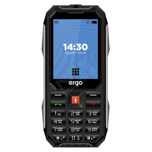 Мобільний телефон ERGO E283 Dual Sim Black (7199689)