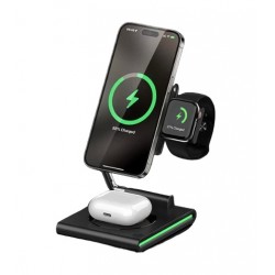 Огляд: Бездротова зарядна станція 3-в-1 MAXCO 3in1 15W Wireless Charger (MW07)