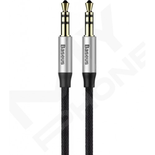 Кабель Baseus AUX M30 1m (CAM30-BS1) сіро чорний