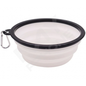 Складна миска для прогулянок з тваринами duogepet 350MlБілий