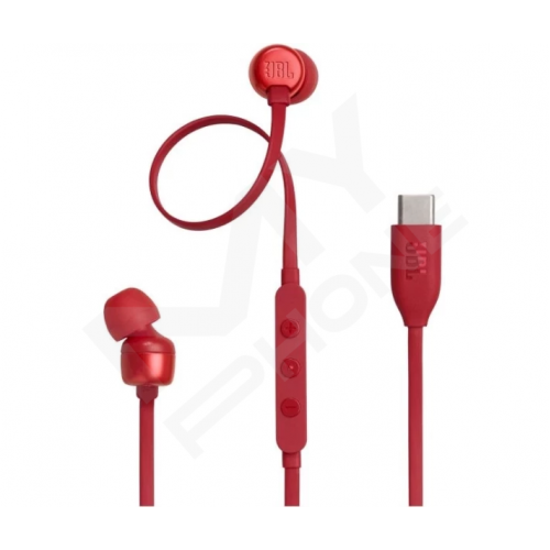Навушники JBL T310C USB-C (JBLT310CRED) Red