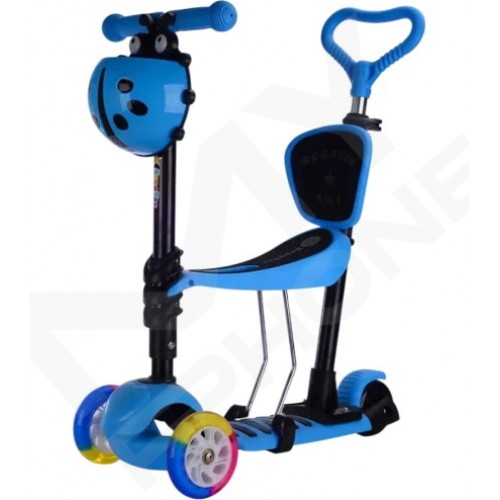 Самокат 5в1 WEIINAI BAQ-215 Blue (6948679457494)