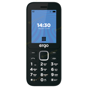 Мобільний телефон ERGO E241 Dual Sim Black (6716239)