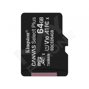 Карт. пам. Kingston microSDXC UHS-I 100R A1 64GB class 10+ad