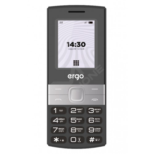 Мобільний телефон ERGO B185 Dual Sim Black (7137267)