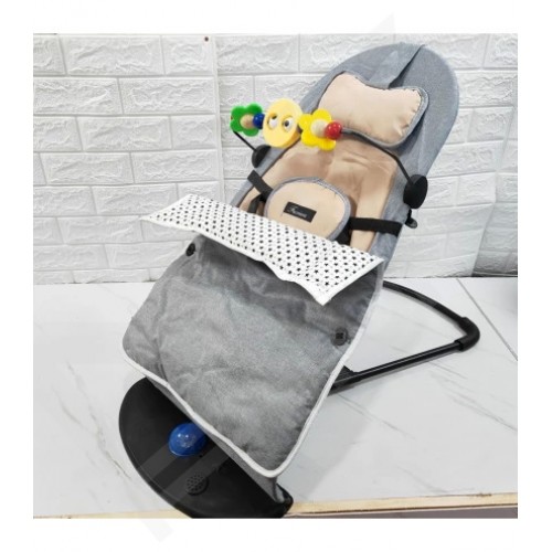 Дитячий шезлонг Baby Swing Сradle 001 grey