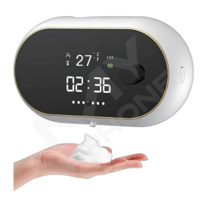 Автоматичний настінний диспенсер з годинником NNMYX-W2 Білий