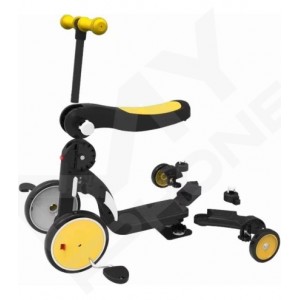 Дитячий беговел-трансформер BEBEHOO DGN 5-1 Жовтий