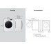 Прально-сушильна машина LG F2R5FG0W (7224535)