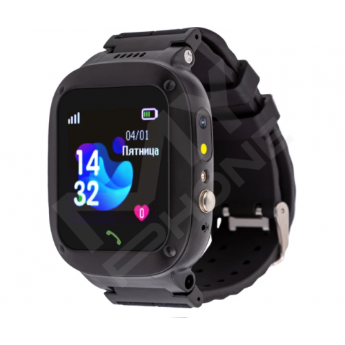 Смарт-годинник для дітей AmiGo GO004 SP Camera+LED Black Смарт-годинник для дітей AmiGo GO004 SP Camera+LED Black