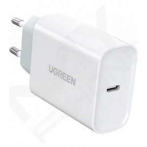 Зарядний пристрій UGREEN CD127 Type-C 30W PD біл.